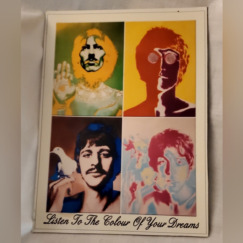 Beatles Collector Edition Magnet Psychedelic by Richard Avedon 5.5" x 4"